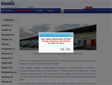 Tablet Screenshot of kamix.synergizer.pl